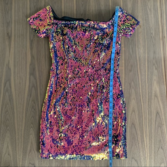 Forever 21 sequin shirt / minidress - Picture 7 of 9